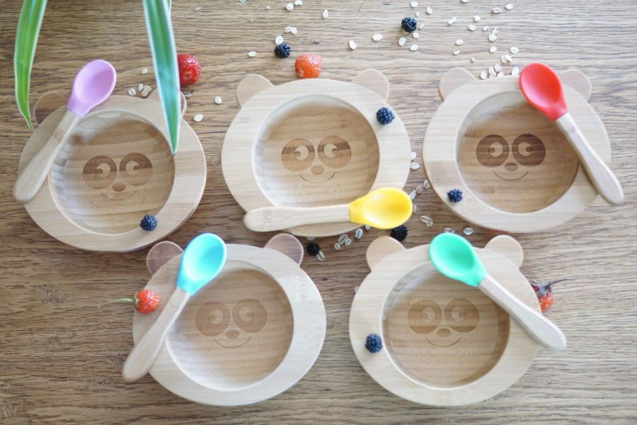 Set De Repas Pour Bebe Ecoresponsable Cap Bambou